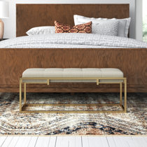 Thin discount bed bench